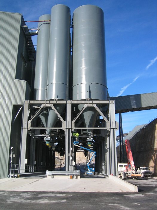 Silo weighing in mining industry
