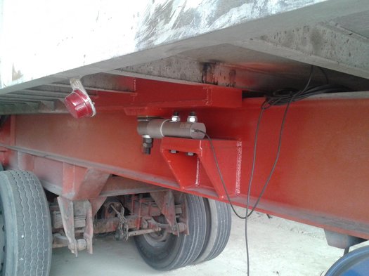 Eilersen robust load cells installed on dumper
