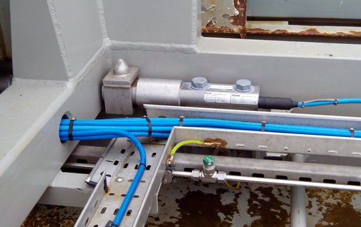 Digital beam load cell with BFOUi cable in ATEX installation