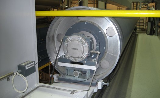 Web tension measurement application large roller