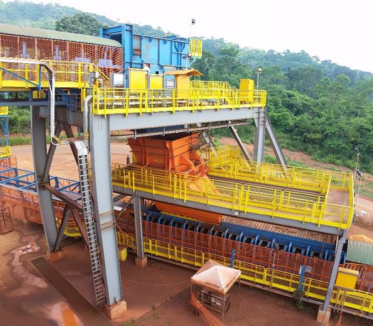 Eilersen load cells used in iron ore production in Brazil (VALE)
