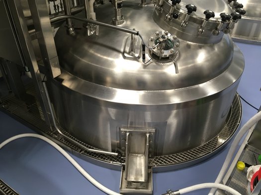 Bioreaktor monteret på sanitære vejeceller fra Eilersen